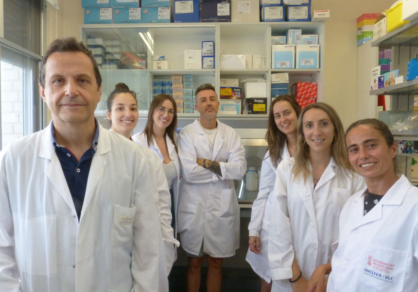 (From left to right): Rubén Artero, Nerea Moreno, Irene González, Iván Gimeno, Dulce Peris, Raquel Atiénzar and Raquel Pérez Gómez.